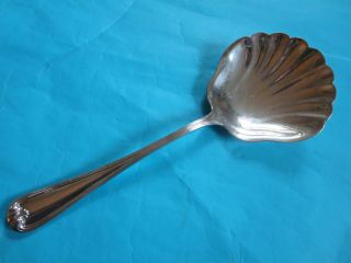 Gorham Heritage (italy) Silver Plate Large Shell Casserole Spoon Server
