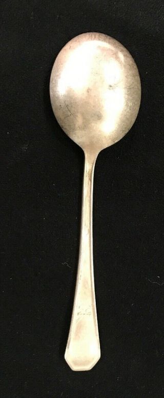 Holmes And Edwards Silverplate Soup Gumbo Spoon Antique 1914 Carolina Pattern 2