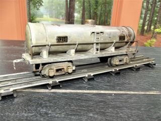 Ultra Rare 1 Of 5 American Flyer 3210 Factory Cadmium Plated O Gauge Tank Cars