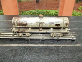 ULTRA RARE 1 of 5 AMERICAN FLYER 3210 FACTORY CADMIUM PLATED O GAUGE TANK CARS 2