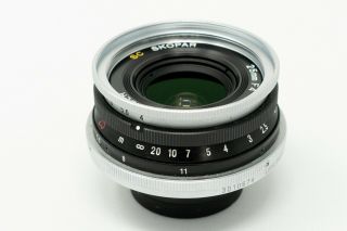 Rare Voigtlander SC Skopar 25mm f4 limited edition lens for Nikon RF,  finder 3