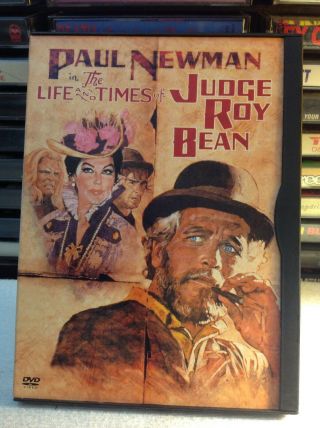 The Life And Times Of Judge Roy Bean (dvd,  2003) Paul Newman John Huston Rare