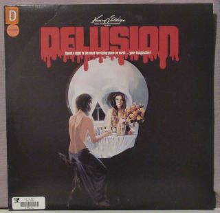 Delusion Laserdisc Rare Horror Former Rental In