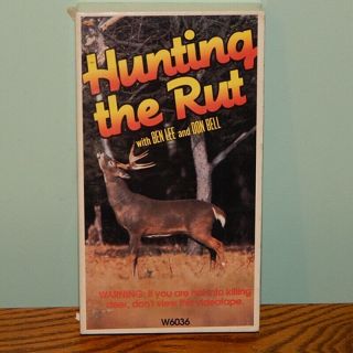 Rare Vhs: Hunting The Rut With Ben Lee And Don Bell Trophy Deer Techniques