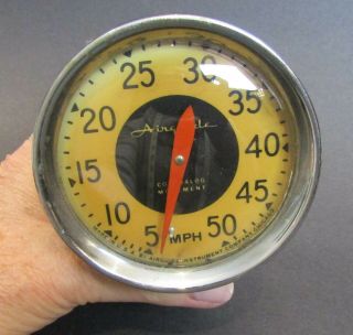 Antique Airguide Speedometer