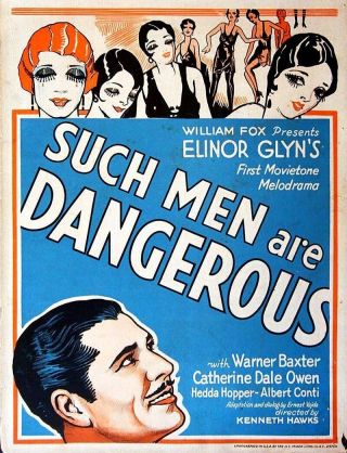 Such Men Are Dangerous 1930 Rare Bela Lugosi Film Movie Dvd