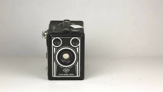 Antique Box Camera: Agfa Synchro Box Art Deco B6077