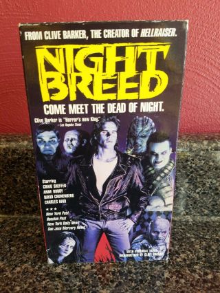 Night Breed (vhs,  1990) - Cult Horror - Rare Oop - Clive Barker