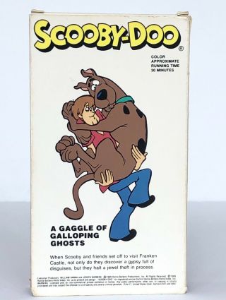 SCOOBY - DOO A Gaggle of Galloping Ghosts (VHS,  1989) RARE Cracker Jack PROMO 2