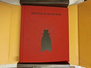 Rare 1st Edition Pop Up Babadook Book Signed 956/2000 Oop