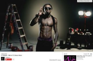 Marc Jacobs Razorblade Necklace worn by Lil Wayne in 