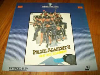 Police Academy 2: Their First Assignment Laserdisc Ld Rare Part Two Ii