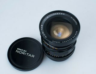 Graflex Norita 66 40mm F/4 Wide Angle Lens Exc W/ Caps Very Rare