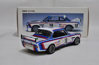 BMW 3.  0 CSL SPA 1973 Winner Quester Hezemans 10 Rare 87346 Autoart 1/18 3