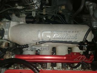 Rare Jg Intake Manifold Gsr Edelbrock Matching Throttle Body Civic Integra B18c1