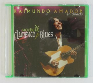 Raimundo Amador En Directo Noche De Flamenco Y Blues Cd Spanish Guitar Rare Oop