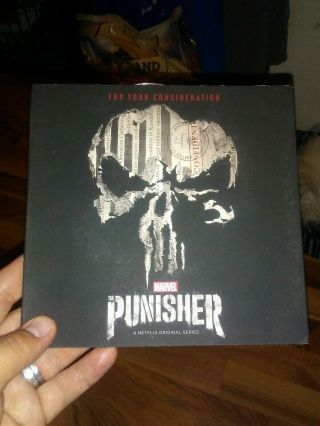 Marvel The Punisher • Netflix Emmy Dvd Fyc 2018 • Rare Collectible Promo