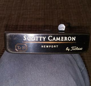 Rare Titleist Scotty Cameron Newport Tei3 Sole Stamp Tiger Woods 97 Masters