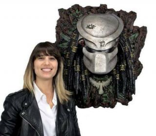 Predator Life Size Bust 1:1 Masked Wall - Mounted Neca Nt Sideshow Alien Statue
