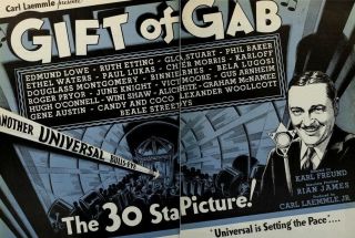Gift Of Gab 1933 Rare Bela Lugosi Film Movie Dvd Boris Karloff