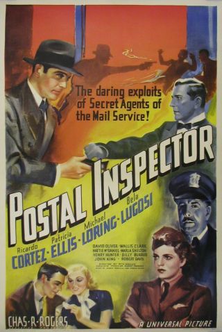 Postal Inspector 1936 Rare Bela Lugosi Classic Film Dvd
