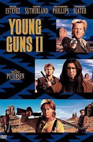 Young Guns Ii (2) (dvd,  1999) Rare & Oop Snapper Case Emilio Estevez Western