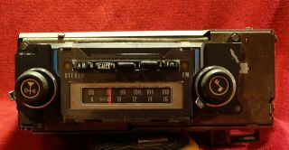 Very Rare 1971 Chevelle Ss Yellow Light Radio Am/fm 8 Track