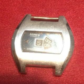 Vintage Adrem Jump Hour Watch 17 Jewels Spares