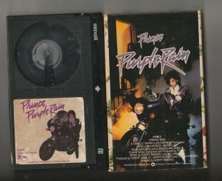 Rare Vintage Prince Purple Rain Betamax Beta Max Tape Cult 1980s Htf