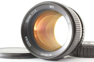 【mint Rare 】cosina Lens 55mm F/1.  2 1:1.  2 Mc Pentax K Mount From Japan 009