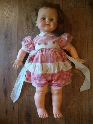 Vintage 1960’s Ideal Corp.  Kissy Romper Outfit 22” Baby Doll - Kisses K - 21 - L