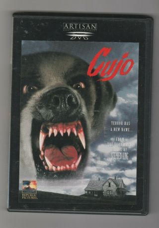 Cujo Dvd Fullscreen Stephen King Dee Wallace Stone Rare Horror Htf