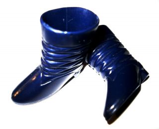 Vintage Pedigree Sindy Blue Rouche Boots