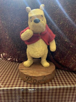 Disney Figure Statue Winnie The Pooh 75th Anniversary Ultra - Rare,  Slightly -
