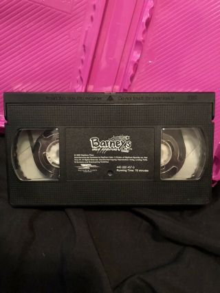 VHS tape Barney & Friends GREAT ADVENTURE the Movie 1998 EXC COND Rare 3