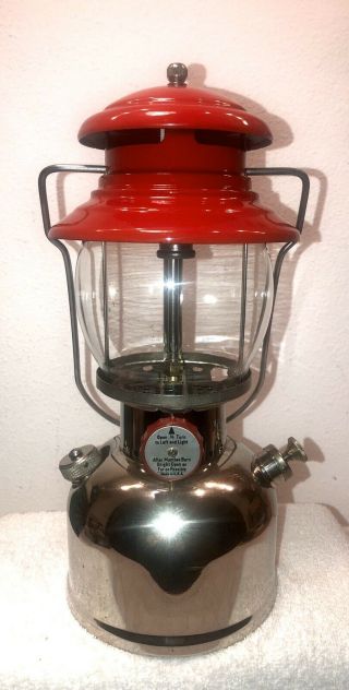 Rare Coleman Usa Nickel 200 Single - Mantle Gas Lantern Dated 12/50 - Restored