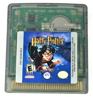 (g628) Rare Authentic Vintage Nintendo Game Boy Color Gbc Harry Potter Fast Shpp