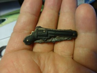 Antique Pistol Shaped Folding Knife From The Times Of The Civil War