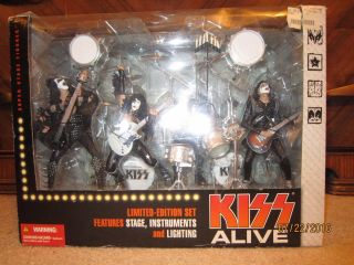 Mcfarlane Toys Kiss Alive Deluxe Boxed Set Action Figures " Htf "