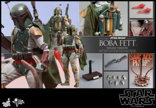 Hot Toys Mms 313 Star Wars Episode Vi Return Of The Jedi Boba Fett (deluxe Ver)