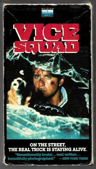 Vice Squad (vhs) Very Rare/htf/oop 1982 Action/drama,  Freeshipping