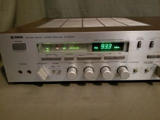 Vintage Yamaha R - 2000 Stereo Receiver / Amplifier 150 - WPC Rare & 2