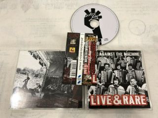 Rage Against The Machine ‎ - Live & Rare Japan Cd (srcs - 8361) Obi