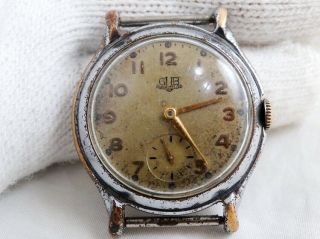 Gub Glashutte Cal.  60 - 155651 Vintage German Mens Watch Parts Repair