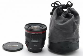 Canon Ef 24mm F1.  4 L,  Single Focus,  From Japan,  Cond,  Rare,  Tk0919