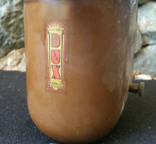 Antique Vintage cast steel Pot Belly Door Closer by DUX Australia 1940s VGC 2