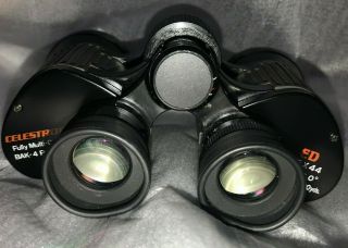 rare Celestron 9.  5x44 ED astronomy & birding binoculars xlnt cond. 3