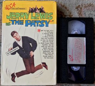 “the Patsy” Jerry Lewis Big Box Vhs Rare Vintage