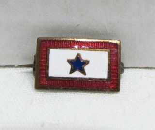 Armed Forces Service Star Flag Vintage Enamel Lapel Pin Pinback Antique Army
