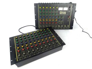 Maxon　rm - 60,  Rm - 100ex　6 Channel Audio Mixer / Expander Module Rare